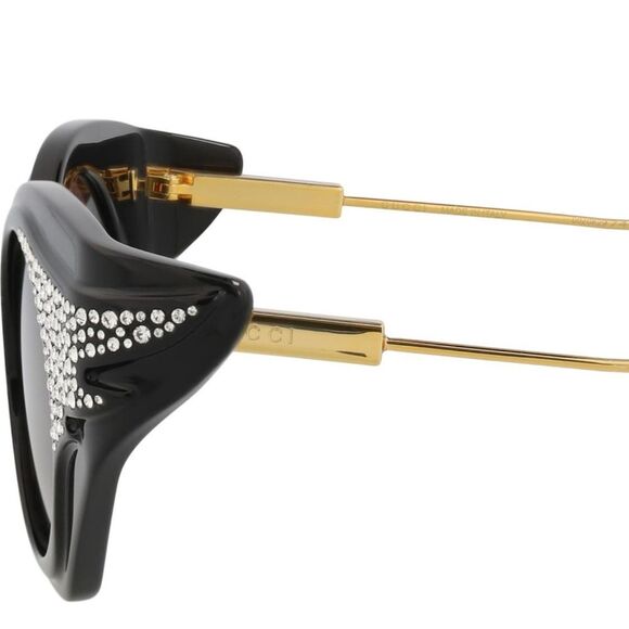 Gucci Designer Black Special Style Diamond Original Sunglasses Italy main image 7